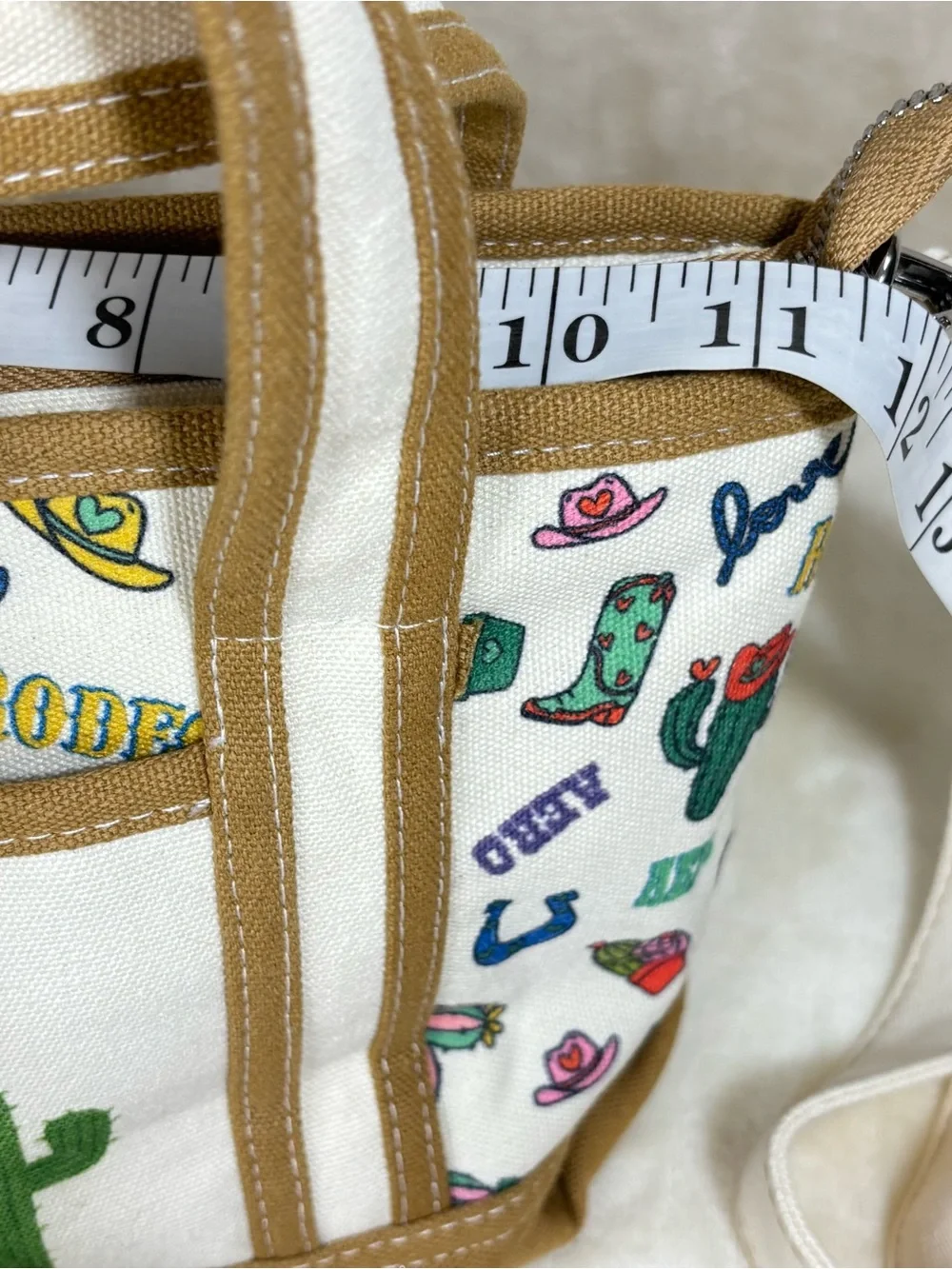 Aeropostale Western Southwest Rodeo Cowgirl Mini Tote Bag
